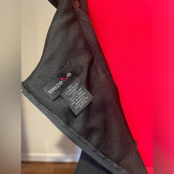 Y2K 90s Teeze Me Off The Shoulder A-Line Mini Little Black Dress - Picture 3 of 7